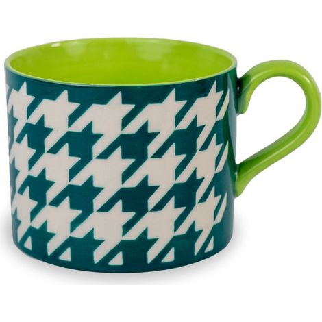 Tazza Colazione 400ml Verde Pied de Poule