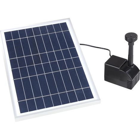 Bomba solar para estanque, 800 l/h (1/4)