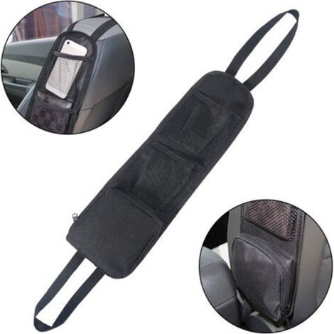 Car Seat Side Organizer, Storage Bag, Phone Holder, Mesh Pocket for All Front Passenger Car and Truck Seats (1/5)