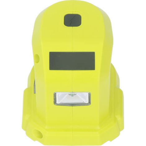 Akkuadapter mit zwei USB-Anschlüssen, Lithium-Ionen-Akkuadapter-Konverter mit LED-Leuchten, 18 V/14,4 V (1/5)