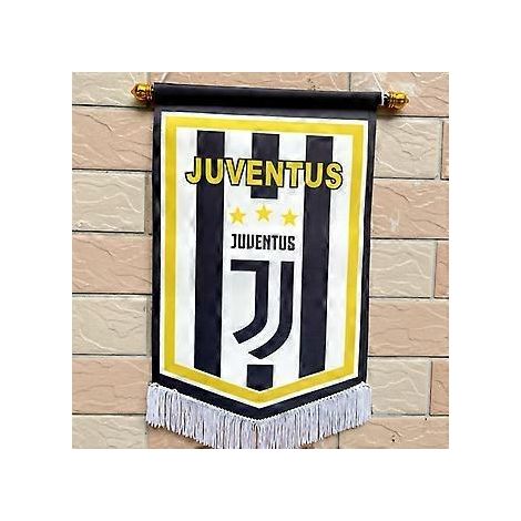 Fanbar-Dekorationsflagge Juventus Fußball große fünfeckige Flagge Dekoration Hängeflagge