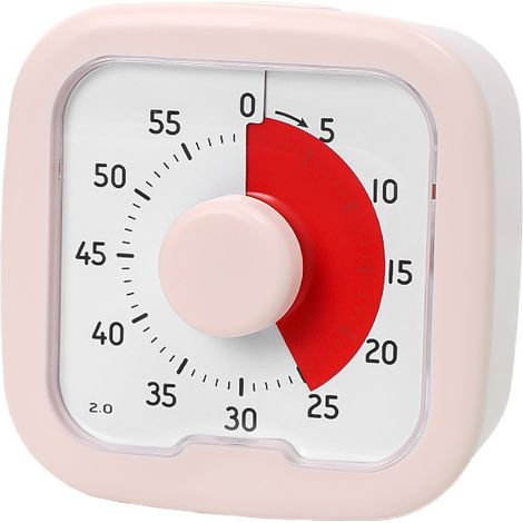 Reloj despertador con temporizador, una herramienta para la autodisciplina en estudiantes de primaria, especialmente diseñado para el aprendizaje infantil, temporizador visual, gestor del tiempo.