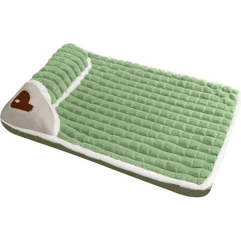 Compagnie ProtèGe la Colonne Cervicale Amovible Niche pour Chien Confort IntéRieur Fournitures pour Animaux de Compagnie, Vert, XL (1/4)