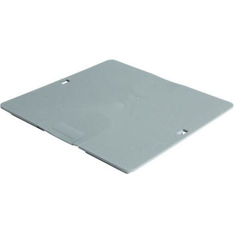 Couvercle piéton à clipser pour regard 30x30 gris