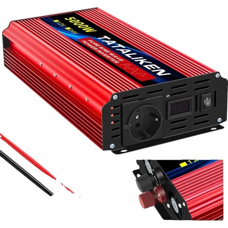 Onduleur, puissance nominale de 1000W, certifié CE, 12V5000W 50HZEU (1/2)