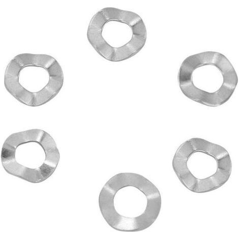 Wave washer, stainless steel spring washer M4, M6, M8, M10, M14 (M8 (50 pieces)) (1/4)