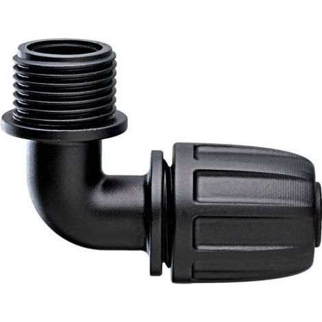 Conector de esquina de compresión con rosca Micro 91019 Claber