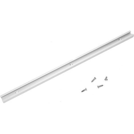 T-Nut-Gehrungsschienen-Vorrichtung aus Aluminiumlegierung, nicht porös, zum Befestigen von verschiebbaren Platten, Werkzeug für die Holzbearbeitung (400 mm) (1/5)