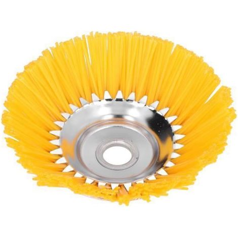 Tête Brosse Désherbage - 25 mm - Pour Débroussailleuse - Fixation Métallique - 1 Pièce (1/4)