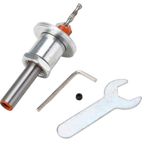 Senkbohrer-Set mit einstellbarem Anschlag, Aufsatz aus legiertem Stahl für Holz und Metall