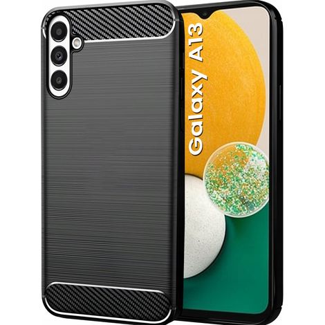 Étui pour Samsung Galaxy A04S / A13 5G, Karbon, noir (1/5)