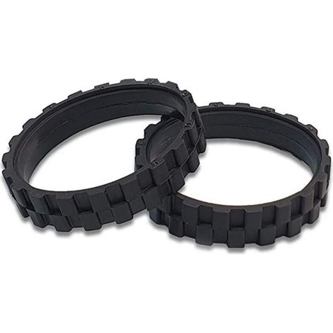 (70x15 mm) 2-teilige Reifen für iRobot Roomba S9 und S9+ (2er-Pack). Hergestellt in Spanien. Rutschfest, hervorragende Haftung und einfache Montage. (1/4)