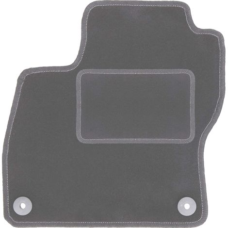 Fahrermatte aus Samt für: Ford Focus MK3 Schrägheck, Limousine, Kombi (2010–2018) Graphit