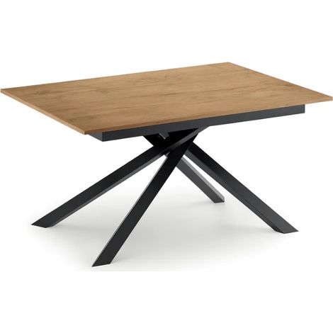 Pluto, Tavolo allungabile con top in melaminico Rovere (90cm X 140-190cm H. 76cm) Duzzle (1/4)