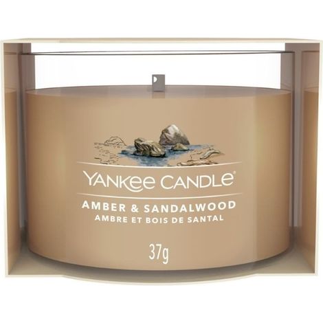 Yankee Candle Mini-Kerze Amber & Sandelholz 37 g (1/4)