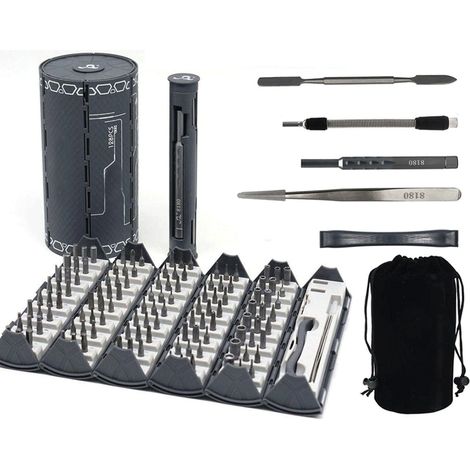 Kit de 128 tournevis magnétiques pour la réparation électronique (1/5)