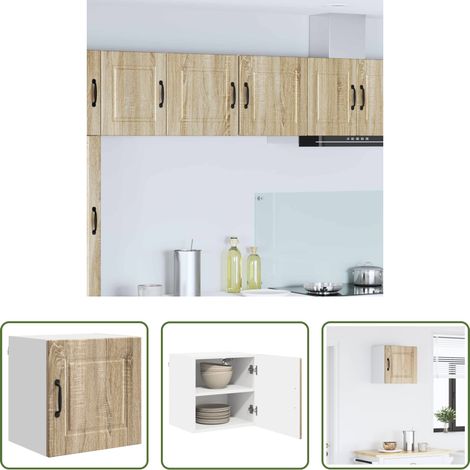 Holzschrank - Küchenschrank Sonoma-Eiche 40 x 31 x 40 cm Holzwerkstoff (1/5)