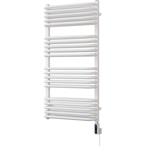 Crossmoor - White Electric Towel Rail H1000mm x W500mm 800w Thermostatic WIFI (1/2)