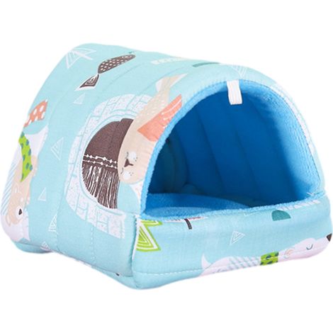 1 nid en coton pour hamster bleu, disponible en quatre tailles. Sélection de branches fleuries pour cochon d'Inde. Fournitures d'hiver pour cochon d'Inde. (1/5)