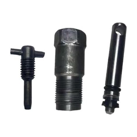 Universelle vertikale Hydraulikheberpumpe, Doppeldichtung, Entlüftungsschraube, Ersatzteil 1T 20T Hubkraft, Länge 55mm - (1/5)