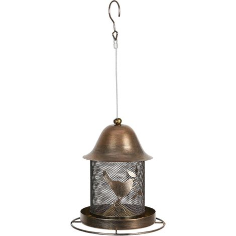 Mangeoire à Oiseaux en Métal Station de Nourrissage Station d'alimentation pour oiseaux pour Extérieur, Jardin, Terrasse, Balcon, Cadeau pour , Grands-Parents (1/5)