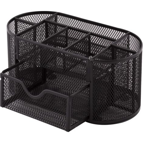 Netzorganizer mit 9 Fächern, schwarz