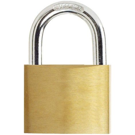 Lucchetto Ottone Arco Normale Chiavi Uguali 30 mm. Numero 3
