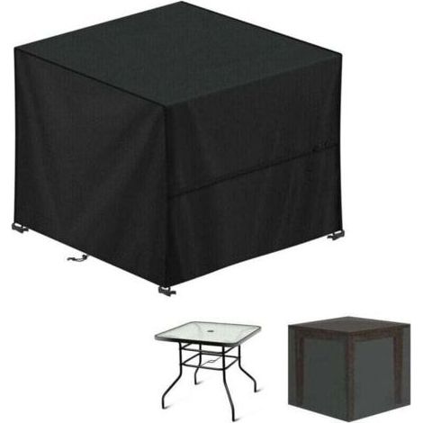 Housse salon de jardin 90x90x90cm – Imperméable, Anti-UV, 420D Oxford – Protection robuste pour mobilier extérieur – Sac de rangement inclus – (1/4)