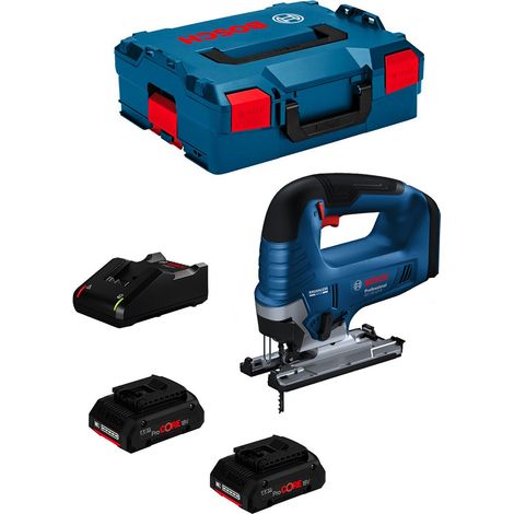 Scie Sauteuse BOSCH  GST 18V-125 B (2 x 4,0 Ah ProCore GAL18V-40 L-Boxx 136)