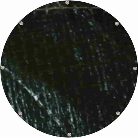 Bâche de Protection Ronde 4m (12,57m²) 210g/m² - Imperméable, Anti-Déchirure, UV Stabilisée et Anti-Moisissure pour une Protection Optimale de Vos Biens Extérieurs en Jardin, Mobilier et Piscine