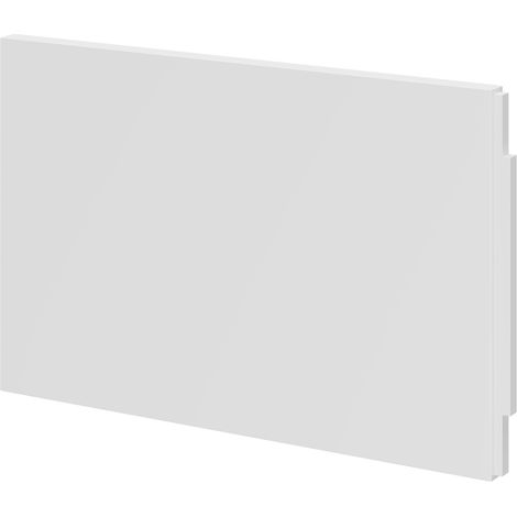 White 800mm Acrylic End Bath Panel (1/4)
