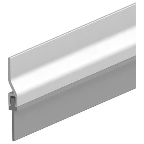 Joint de sol de porte ADS-RL à visser alu argent. H 32 x L 1000mm (1/4)
