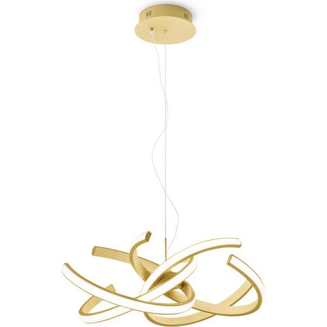 CINZIA S - LAMPADARIO A SOSPENSIONE ORO 3000K 2300lm 46W DIMMERABILE (1/2)