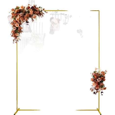 Hochzeitsbogen, langlebiges Metall, elegantes Design, Rechteck 2 1.5 m(fr), 2m-b (1/2)