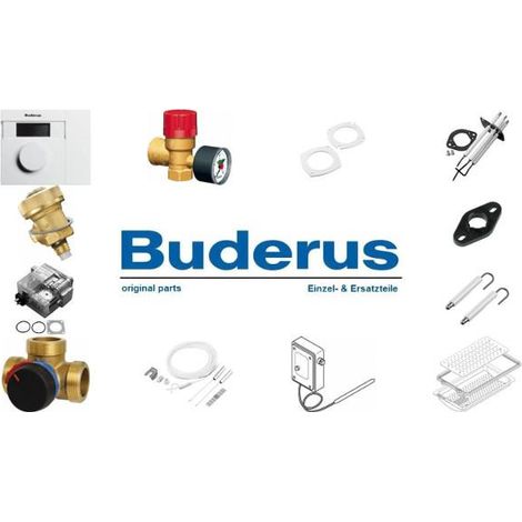 Buderus Montageset f. 5 SKN4.0-s, Flachd bauseit.Befestigung, incl.Anschluss-Satz - 7736615456 von Buderus