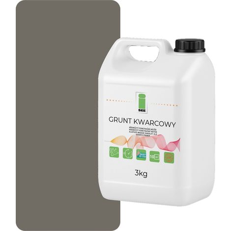 Imprimación de cuarzo para yeso de silicona, 3 kg, gris cálido F296 (1/5)