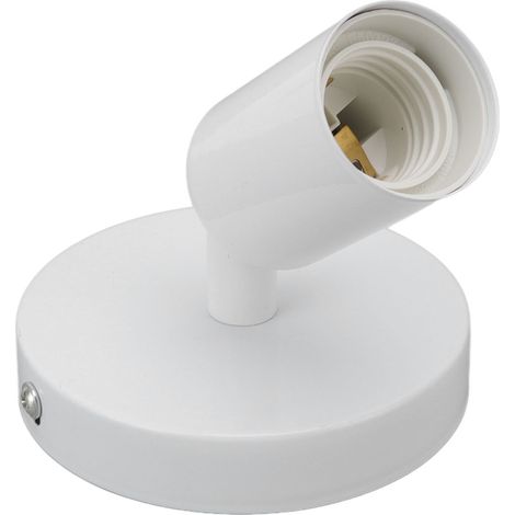 Support mural E26 E27 moderne blanc pour chambre salon vitrine 85‑265V (1/5)