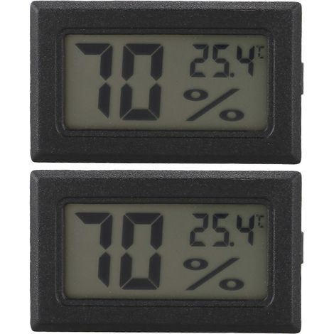 2x Mini-Digital-LCD-Thermometer-Hygrometer-Feuchtigkeits-Temperatur-Messsonde (1/5)