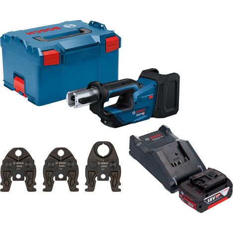 Bosch 06019M2003 GPT 18V-19 Utensile a pressione a batteria, L-BOXX 238, Kit U - senza batteria - senza caricabatterie + L-BOXX 238 (1/5)