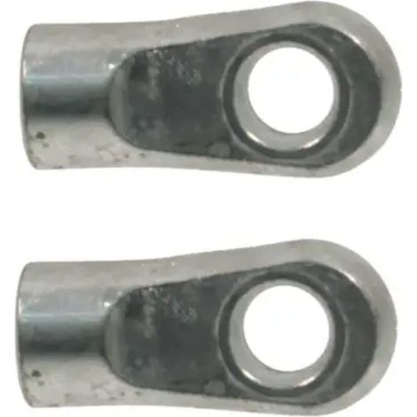 Cyclingcolors – Lot de 2 œillets de vérin à gaz M6 – Acier zingué – Fixation robuste pour applications durables – Diamètre trou 8mm