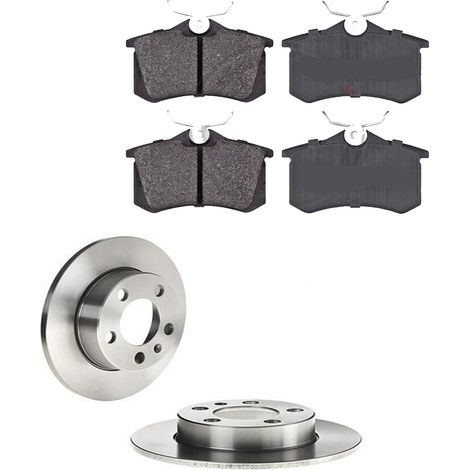KIT FRENI POSTERIORI compatibile con SKODA ROOMSTER (5J7) - DISCHI + PASTIGLIE OEM: P 85 020 / 16883 /SOSTITUZIONE DIRETTA/BASSA POLVERE/SILENZIOSO (1/5)