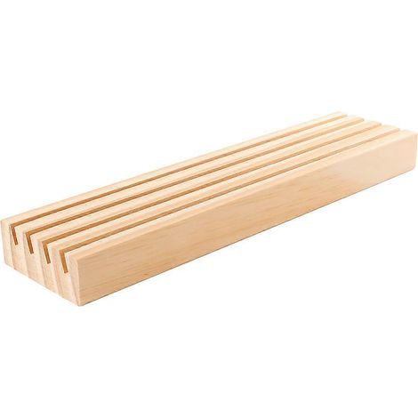 Présentoir à bijoux en bois à 4 rangées, support pour bagues et organisateur de rangement (1/5)