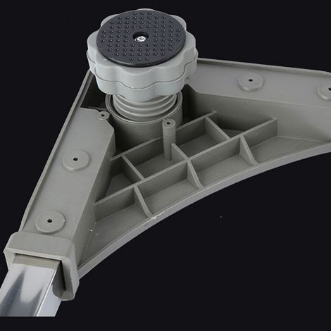 Support pour lave-linge/réfrigérateur, base mobile réglable en acier inoxydable avec 4 pieds robustes, style réfrigérateur (1/5)