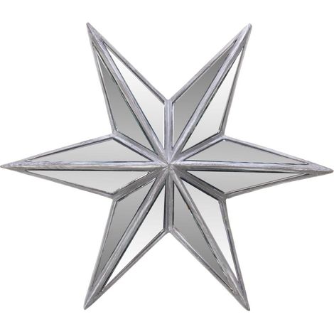 Amadeus - Etoile murale argent 5 branches (1/2)