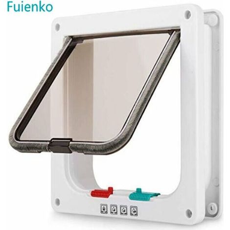 Intelligent cat door cat door white color 20cm x 19 cm x 5.3cm (1/4)