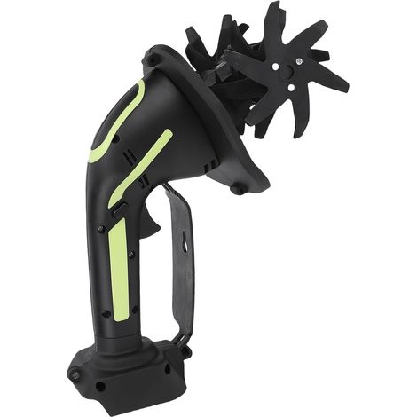 Motobineuse électrique, Mini Cultivateur sans Fil Rechargeable avec 4 Rangées de Lames en Acier au Manganèse à 6 Dents, pour Ameublir Le Sol, Le Désherbage, la Récupération des (1/5)