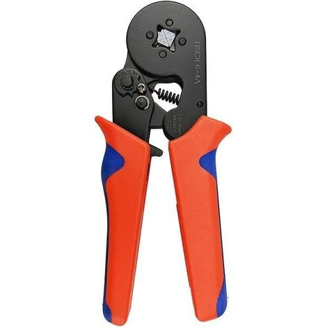 Pince à sertir 0.25-10mm² pour câbles isolés, pince à cliquet pour AWG 23-7 (1/5)