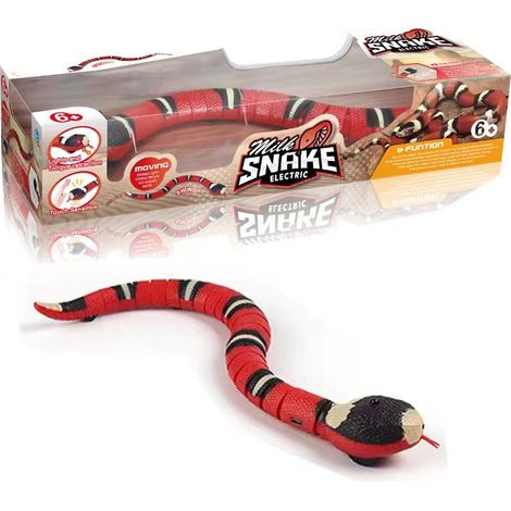 Serpiente eléctrica de juguete, serpiente eléctrica para gatos, juguete interactivo de serpiente, juguete inteligente de detección de serpientes para mascotas (1/5)