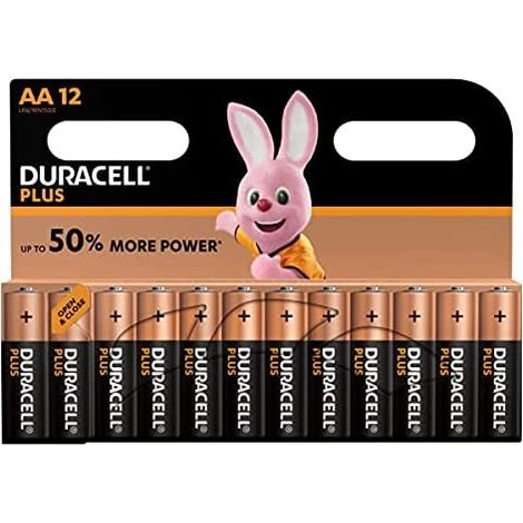Duracell AA alcaline Batterie Affidabili per il Quotidiano -  12 Batterie