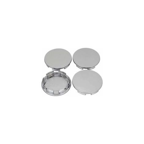 Centre De Jante Capuchons,Cache Moyeu Centre De Roue,Enjoliveur De Voiture,Bouchon De Jante,60mm Plastique ABS Cache-Moyeu,pour Jantes Enjoliveurs Accessoires pour Voitures,4 Pièces (1/5)